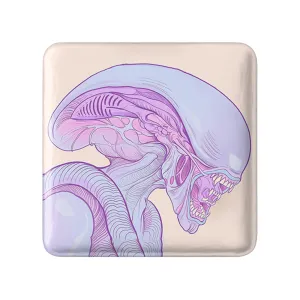 پیکسل مربعی بازی بیگانه (Alien)