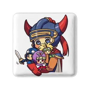 پیکسل مربعی بازی دراگون کوئست (Dragon Quest)