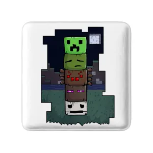 پیکسل مربعی بازی ماینکرافت (Minecraft)