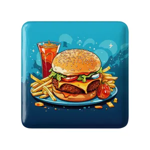 مگنت مربعی فست فود (Fast Food)