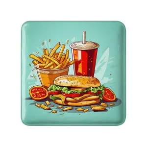 مگنت مربعی فست فود (Fast Food)