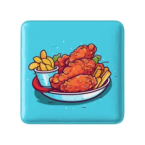 مگنت مربعی فست فود (Fast Food)