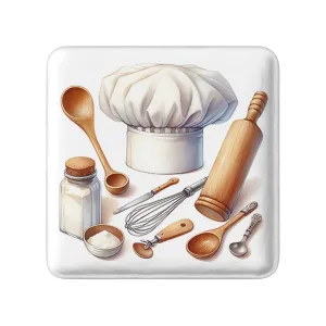 مگنت مربعی کیک و شیرینی پزی