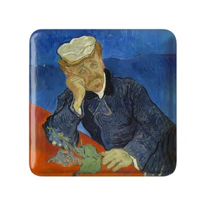 مگنت مربعی پرتره دکتر گاچه ونسان ونگوگ (Van Gogh)