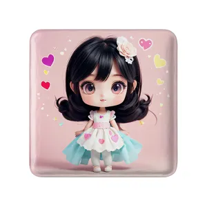 مگنت مربعی دخترانه (Girlish)