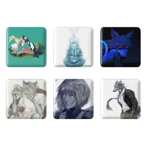 مگنت مربعی بیستارز (Beastars)