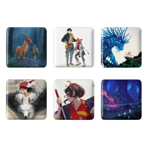 مگنت مربعی پرنسس مونونوکه (Mononoke)