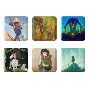 مگنت مربعی پرنسس مونونوکه (Mononoke)