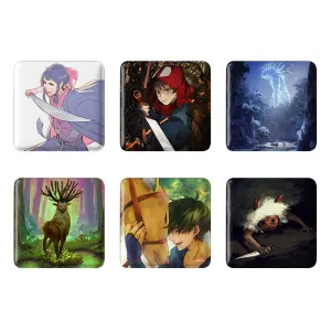 مگنت مربعی پرنسس مونونوکه (Mononoke)