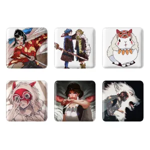 مگنت مربعی پرنسس مونونوکه (Mononoke)