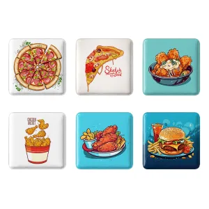 مگنت مربعی فست فود (Fast Food)