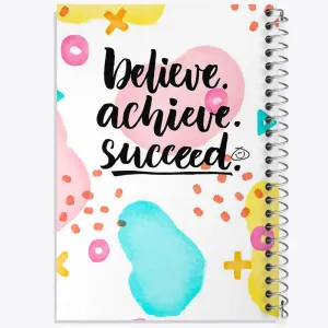 دفتر Believe Achieve Succeed