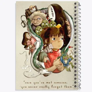 دفتر انیمه شهر اشباح (Spirited Away)