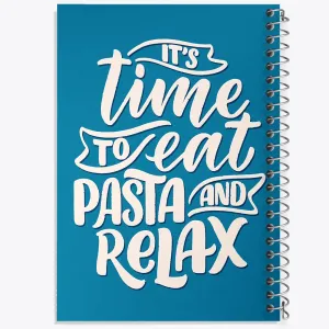 دفتر It's Time To Eat Pasta And Relax