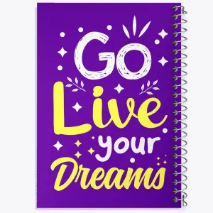 دفتر Go Live Your Dreams