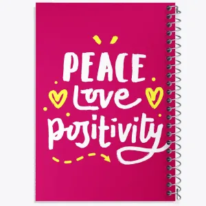 دفتر Peace Love Positivity