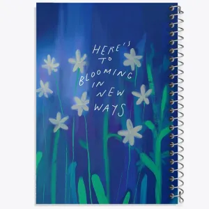 دفتر Here's To Blooming In New Ways