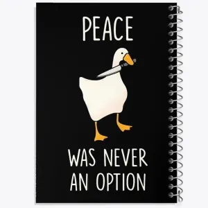 دفتر Peace Was Never An Option