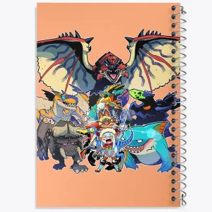 دفتر بازی شکارچی هیولا (Monster Hunter)