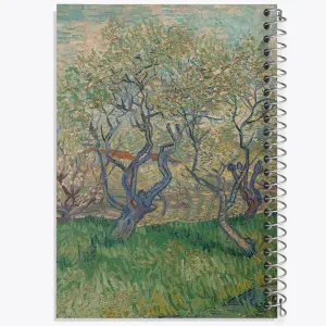 دفتر باغ های در حال شکوفه دادن ونسان ونگوگ (Van Gogh)