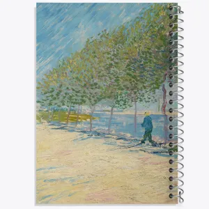 دفتر جاده درامتداد رود سن ونسان ونگوگ (Van Gogh)