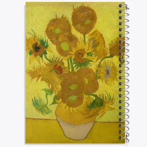 دفتر گلدان آفتابگردان ونسان ونگوگ (Van Gogh)