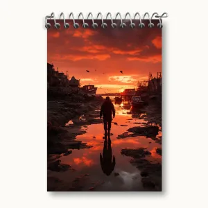 دفتر یادداشت غروب دریا