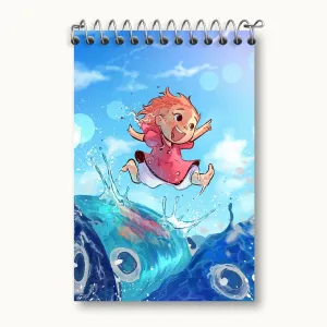 دفتر یادداشت انیمه پونیو (Ponyo)