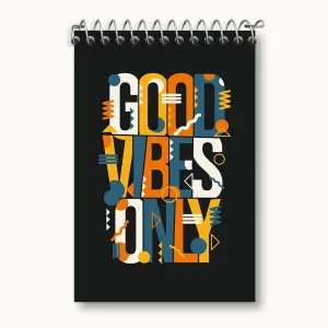 دفتر یادداشت Good Vibes Only