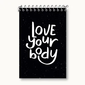 دفتر یادداشت Love Your Body
