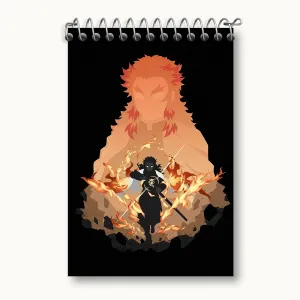 دفتر یادداشت انیمه شیطان کش (Demon Slayer)
