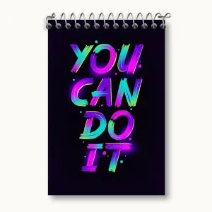 دفتر یادداشت You Can Do It