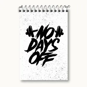 دفتر یادداشت No Days Off