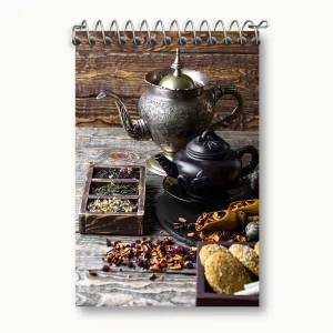 دفتر یادداشت چای و دمنوش