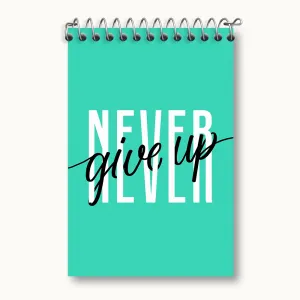 دفتر یادداشت Never Give Up