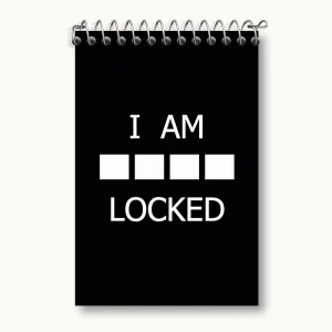 دفتر یادداشت I Am Locked