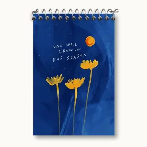 دفتر یادداشت You Will Grow In Due Season