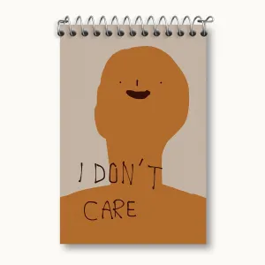 دفتر یادداشت I Don't Care