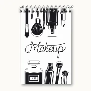 دفتر یادداشت آرایشگر و میکاپ آرتیست