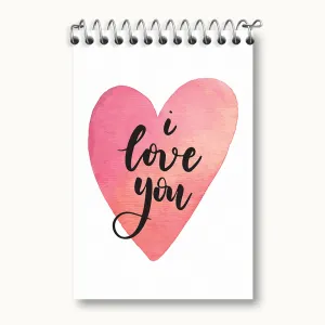دفتر یادداشت I Love You