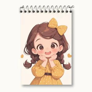 دفتر یادداشت دخترانه کیوت