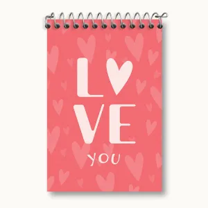 دفتر یادداشت Love