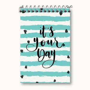 دفتر یادداشت It's Your Day