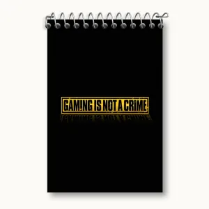 دفتر یادداشت Gaming Is Not A Crime