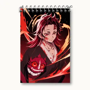 دفتر یادداشت انیمه شیطان کش (Demon Slayer)