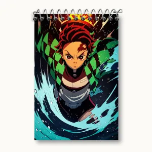دفتر یادداشت انیمه شیطان کش (Demon Slayer)