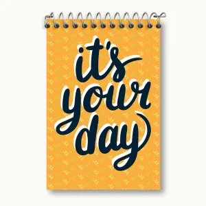 دفتر یادداشت It's Your Day