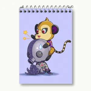 دفتر یادداشت بازی انیمال کراسینگ (Animal Crossing)