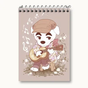 دفتر یادداشت بازی انیمال کراسینگ (Animal Crossing)