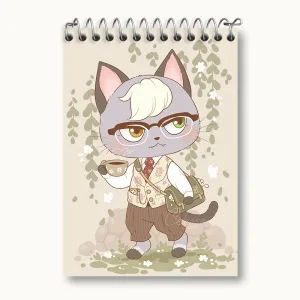 دفتر یادداشت بازی انیمال کراسینگ (Animal Crossing)